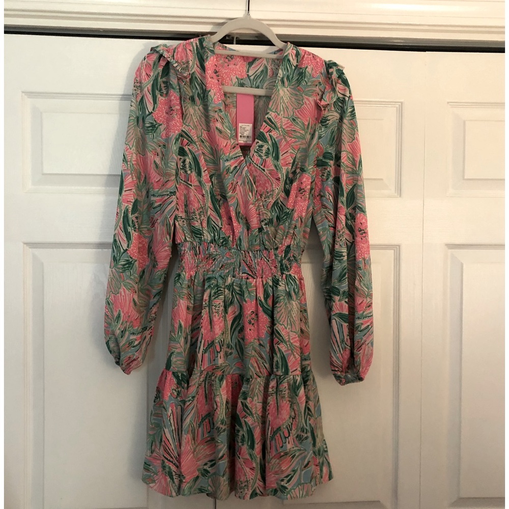 Lilly Pulitzer Taviana Stretch Lileeze Dress Size 4 NWT